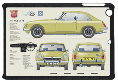 MGB GT V8 1973-75 Small Tablet Covers